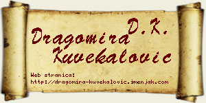 Dragomira Kuvekalović vizit kartica